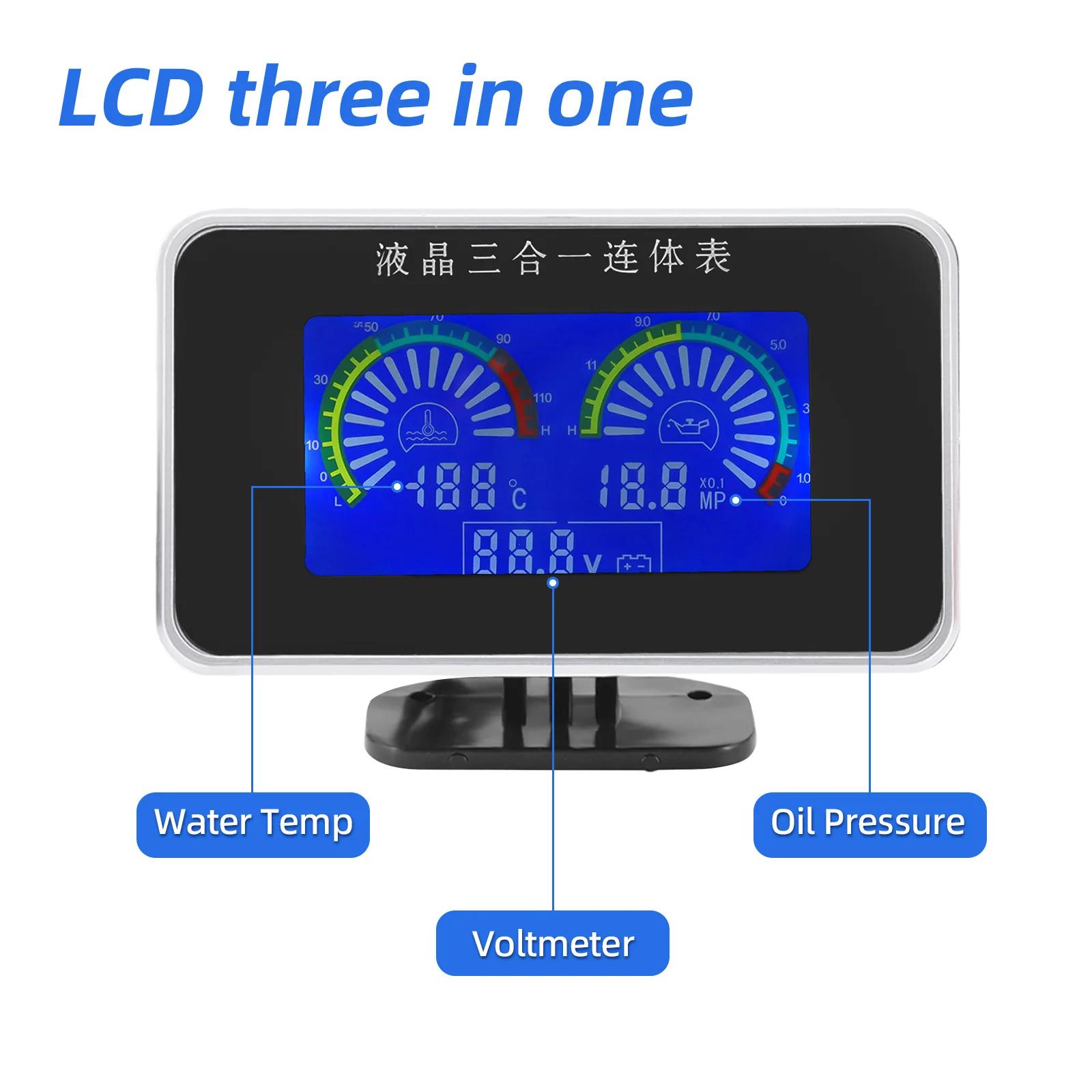 LCD  , 10mm 1/8 NPT , а,  ,  з , 12V 24V ڵ Ʈ, 3 in 1